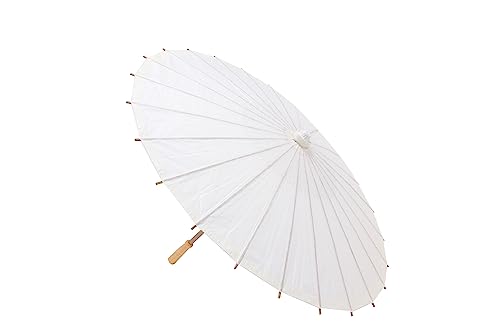 Set mit 10 Sonnenschirmen aus Bambus, für Hochzeiten, chinesische Sonnenschirme weiß Set mit 10 Sonnenschirmen aus Bambus, für Hochzeiten, chinesische Sonnenschirme weiß von DISOK