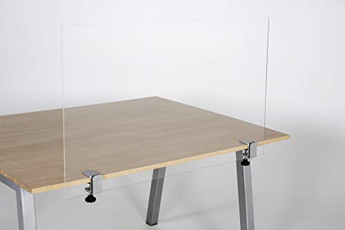 DISPLAY SALES Tischklemme Armklemme (2 St.) für Scheiben und Platten bis 8 mm Stärke Klemme für Tischkante von DISPLAY SALES
