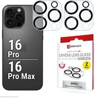 DISPLEX® Camera Lens Glass Kamera-Schutzgläser für Apple iPhone 16 Pro, iPhone 16 Pro Max, 2 St. von DISPLEX®