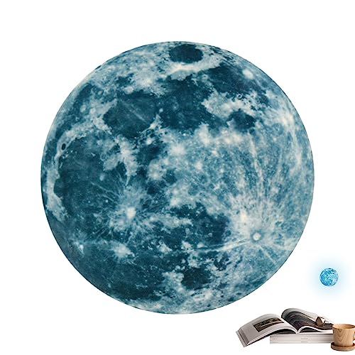 DISPRA Leuchtende Wanddekoration, Mond-Aufkleber zur Dekoration | Selbstklebende Wandaufkleber aus PVC für Arbeitszimmer, Schlafzimmer, Wohnzimmer DISPRA Leuchtende Wanddekoration, Mond-Aufkleber zur Dekoration | Selbstklebende Wandaufkleber aus PVC für Arbeitszimmer, Schlafzimmer, Wohnzimmer von DISPRA
