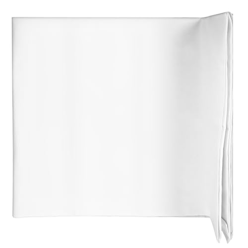 1 Yard Stoffe Meterware-Weißer Baumwollstoff-150cm*1m Canvas Stoff zum Nähen Meterware-100 % Baumwoll Fabric-Weich Möbelstoffe-Polsterstoff-Dekostoff-Bekleidungsstoff von DIVINA VITAE