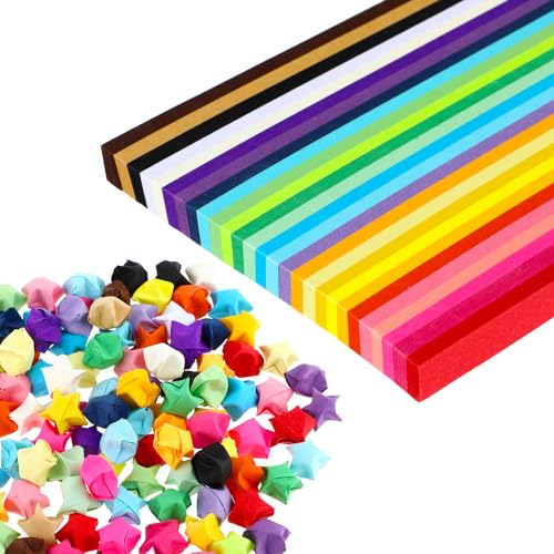 1030 Blatt Bunt Origami Papier Sterne Doppelseitiges Stern Papierstreifen Gefaltetes Pastell DIY Bastelarbeiten für Kinder und Erwachsene 1030 Blatt Bunt Origami Papier Sterne Doppelseitiges Stern Papierstreifen Gefaltetes Pastell DIY Bastelarbeiten für Kinder und Erwachsene von DIVINA VITAE