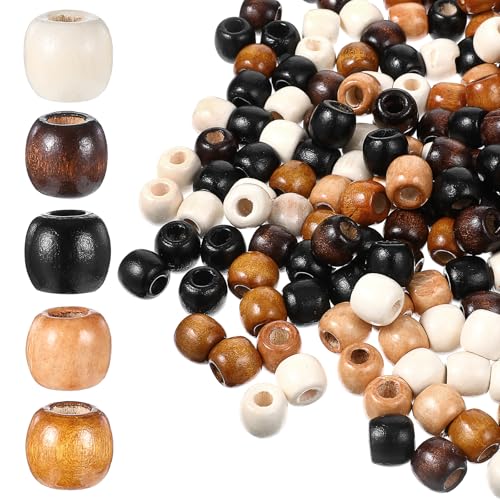 200 Stück Holzperlen Zum Basteln 11 Mm Große Lochperlen Vintage Ovale Natürliche Holz Perlen 5 Farben Lose Perlen Abstandsperlen Zum Auffädeln Für Diy Schmuckherstellung Armband Handgefertigt 200 Stück Holzperlen Zum Basteln 11 Mm Große Lochperlen Vintage Ovale Natürliche Holz Perlen 5 Farben Lose Perlen Abstandsperlen Zum Auffädeln Für Diy Schmuckherstellung Armband Handgefertigt von DIVINA VITAE