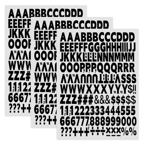 3 Blätter Vinyl Buchstaben Zum Aufbügeln 2,5 Cm Aufbügel Schriftzug Zahlen Von A-Z Und 0-9 Zum Wärmeübertragung Waschbar Aufnäher Patches Selbst Gestalten Für DIY Kleidung T-Shirt（2） von DIVINA VITAE