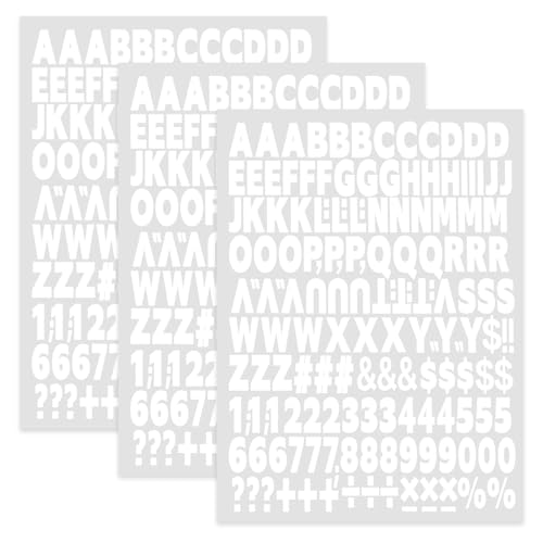 3 Blätter Vinyl Buchstaben Zum Aufbügeln 2,5 Cm Aufbügel Schriftzug Zahlen Von A-Z Und 0-9 Zum Wärmeübertragung Waschbar Aufnäher Patches Selbst Gestalten Für DIY Kleidung T-Shirt Jersey（1） von DIVINA VITAE
