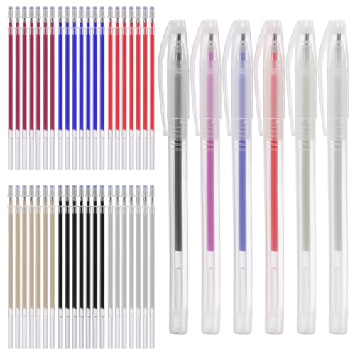 48 Stück Hitze Löschbar Stifte Wärmeradierbare Stifte für Stoff Abwischbare Markieruna Stifte Stoffmarkierstift 6 Farben Stoffstifte für Quilten, Nähen, Schneidern, Stoffe Markieren Werkzeuge 48 Stück Hitze Löschbar Stifte Wärmeradierbare Stifte für Stoff Abwischbare Markieruna Stifte Stoffmarkierstift 6 Farben Stoffstifte für Quilten, Nähen, Schneidern, Stoffe Markieren Werkzeuge von DIVINA VITAE