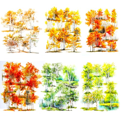 60 Stück Scrapbook Stickers Transparente PET Pflanzen Sticker Birkenwald Wasserfest Dekorative Aufkleber für DIY Fotoalbum Tagebuch Notizbuch Scrapbooking Zubehör 60 Stück Scrapbook Stickers Transparente PET Pflanzen Sticker Birkenwald Wasserfest Dekorative Aufkleber für DIY Fotoalbum Tagebuch Notizbuch Scrapbooking Zubehör von DIVINA VITAE