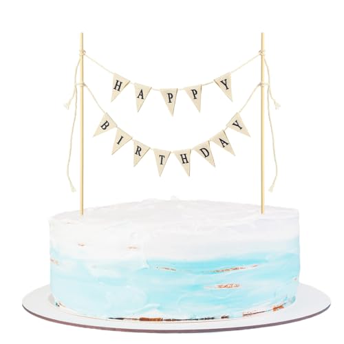 Geburtstagsdeko Kuchen Banner Happy Birthday Girlande Banner Personalisierte Wimpelketten Geburtstags Wimpeldekoration Geburtstag Vintage Leinen Banner Geeignet für Geburtstagsparty Deko Zubehör Geburtstagsdeko Kuchen Banner Happy Birthday Girlande Banner Personalisierte Wimpelketten Geburtstags Wimpeldekoration Geburtstag Vintage Leinen Banner Geeignet für Geburtstagsparty Deko Zubehör von DIVINA VITAE