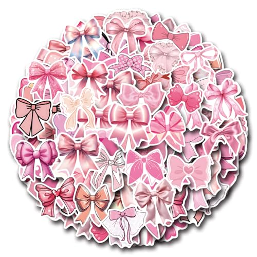 DIWSO 110 Pcs Coquette Schleifen Aufkleber für Scrapbook, Tagebuch, Laptop, Umschläge, Geschenke Tags, Skateboard, Wasserflasche, Fahrrad, Computer, Graffiti, Teenager, Junge, Mädchen, Wasserdicht DIWSO 110 Pcs Coquette Schleifen Aufkleber für Scrapbook, Tagebuch, Laptop, Umschläge, Geschenke Tags, Skateboard, Wasserflasche, Fahrrad, Computer, Graffiti, Teenager, Junge, Mädchen, Wasserdicht von DIWSO