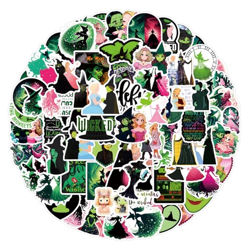DIWSO 110 Stück Wicked Aufkleber für Laptop, Snowboard, Koffer, Scrapbook, Skateboard, Gepäck, Graffiti, Teenager, Junge, Mädchen, Aufkleber, wasserdicht DIWSO 110 Stück Wicked Aufkleber für Laptop, Snowboard, Koffer, Scrapbook, Skateboard, Gepäck, Graffiti, Teenager, Junge, Mädchen, Aufkleber, wasserdicht von DIWSO