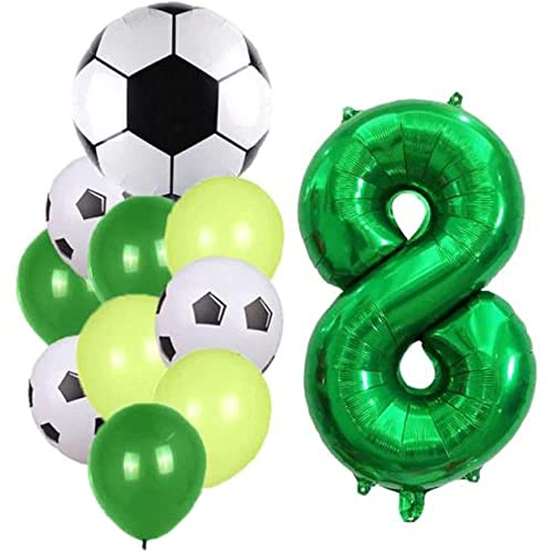 DIWULI Fussball Geburtstag 8 Jahre - Fussball Luftballons von DIWULI