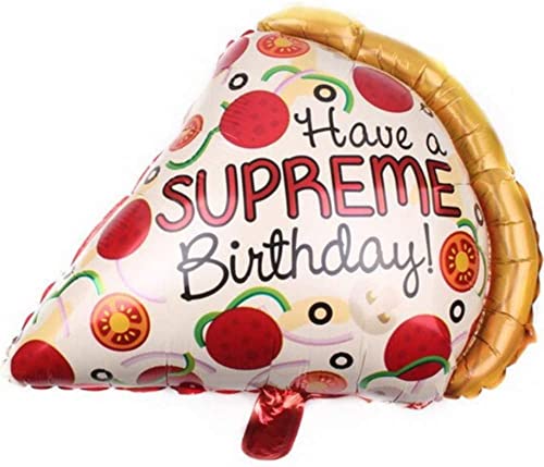 DIWULI Pizza Ballon, Have a supreme Birthday, Folien-Luftballon, Happy Birthday Geburtstagsballon, Geburtstagsdeko, Folien-Ballon, Kinder-Geburtstag Junge Mädchen, Party-Deko, Dekoration, Geschenk DIWULI Pizza Ballon, Have a supreme Birthday, Folien-Luftballon, Happy Birthday Geburtstagsballon, Geburtstagsdeko, Folien-Ballon, Kinder-Geburtstag Junge Mädchen, Party-Deko, Dekoration, Geschenk von DIWULI