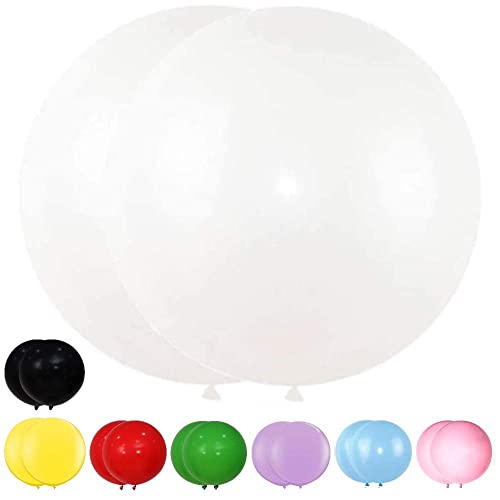 DIWULI Weiße Luftballons XXL - Riesenballon Party Hochzeit DIWULI Weiße Luftballons XXL - Riesenballon Party Hochzeit von DIWULI