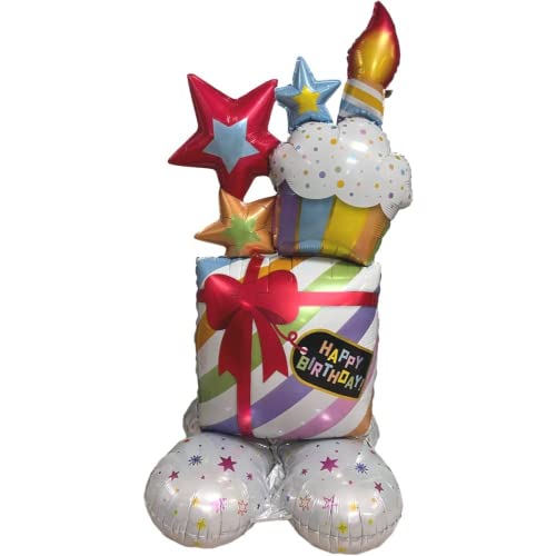 DIWULI stehender XXL Geschenk Luftballon - Deko Geburtstag von DIWULI