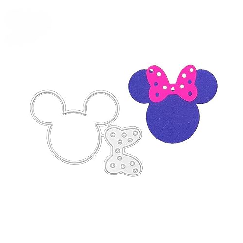1 x Mauskopf-Metall-Stanzformen, Maus-Stanzformen, DIY Scrapbooking Artist Stanzformen, Schablonen-Formen für DIY-Kartenherstellung, Prägung, Foto, dekorativ von DIY Scrapbooking Artist