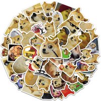 10/50Pcs Buff Doge Stickers Waterproof Decal Laptop Motorcycle Luggage Snowboard Fridge Car Pegatinas 2022