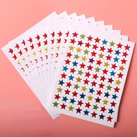 10 Sheet Mini Kindergarten Award Stickers Teacher Praise Praise Label Award Five-Pointed Star Back To School Korean Stationery