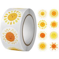 100-500pcs 8 Styles Round Cartoon Sun Smiley Kids Reward Stickers Party Handmade Scrapbooking Gift Packaging Seal Label 100-500pcs 8 Styles Round Cartoon Sun Smiley Kids Reward Stickers Party Handmade Scrapbooking Gift Packaging Seal Label