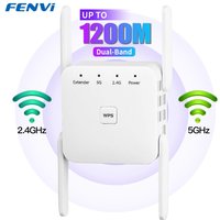 1200Mbps 5Ghz Wireless WiFi Repeater 2.4G 5GHz Wifi Signal Amplifier Extender Router Network Wlan WiFi Repetidor