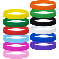 12Pcs Silicone Luminous Bracelets Rubber Glow Wristbands for Kids Teens Adults