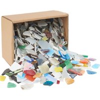 Bruchmosaik aus Glas, 2 kg, Stärke ca. 3 mm Bruchmosaik aus Glas, 2 kg, Stärke ca. 3 mm von creativ company