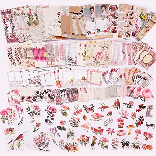 200 Stück Vintage Scrapbooking Aufkleber Set,Ästhetische Dekoratives Aufkleber,Retro Journal Zubehör,Washi Sticker DIY Kunst Basteln,Natürliche Tiere Blumen,zum Sammelalbum Fotoalbum Album Tagebuch 200 Stück Vintage Scrapbooking Aufkleber Set,Ästhetische Dekoratives Aufkleber,Retro Journal Zubehör,Washi Sticker DIY Kunst Basteln,Natürliche Tiere Blumen,zum Sammelalbum Fotoalbum Album Tagebuch von Jodsen