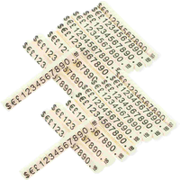 20Pcs Price Tag Cube Plastic Price Display Tags for Retail Stores Shopping Mall