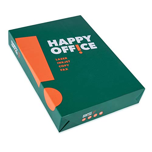 2500 Blatt Büropapier DIN A3 für Laser-, Inkjetdruck, Kopierer und Normalpapierfax Happy Office