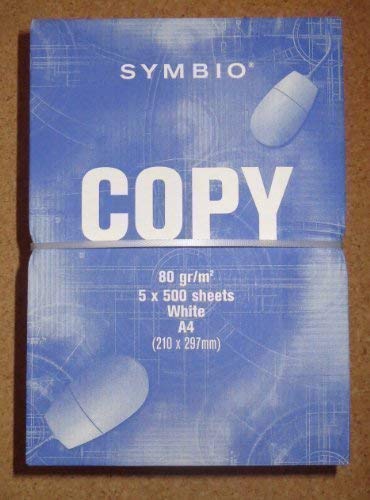 2500 Blatt Symbio Drucker Papier DIN A4 80 g/qm Kopierpapier