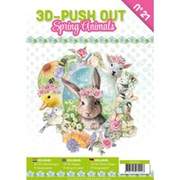 3D-Stanzbogenbuch "Spring Animals" von Multi