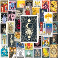 50/60/100Pcs Tarot Card Fortune-telling Doodle Sticker Collection DIY Toy Luggage Laptop Skateboard Pegatinas Decals Stickers