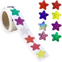500PCS/Roll Colorful Star Stickers For Kids Reward School Classroom Adhesive Star Stickers For Teachers Parents DIY Craft