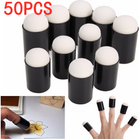 50pcs Finger Painting Sponge Daubers Sponger Foam Applying Ink Chalk Inking Staining DIY Painting Craft Set Painting Tools