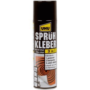 6 x Uhu Sprühkleber 3 in 1 Dose 500ml 6 x Uhu Sprühkleber 3 in 1 Dose 500ml