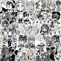 67Pcs Toilet-Bound Hanako-Kun Anime Stickers Graffiti For Guitar Laptop Skateboard Bottle Cartoon Decal Kid Scrapbook Toy Label