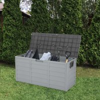 75gal 260L Outdoor Garden Plastic Storage Deck Box Chest Tools Cushions Toys Lockable Seat storage box 75gal 260L Outdoor Garden Plastic Storage Deck Box Chest Tools Cushions Toys Lockable Seat storage box