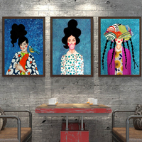 Abstract Girl Hair Flower Bird Poster Prints Room Decor Vintage Wall Art Canvas Painting Wall Pictures for Living Room Abstract Girl Hair Flower Bird Poster Prints Room Decor Vintage Wall Art Canvas Painting Wall Pictures for Living Room