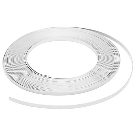 Aludraht flach, silber, 10 m