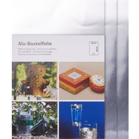 Aluminium-Bastelfolie - Silber/Silber von Silber