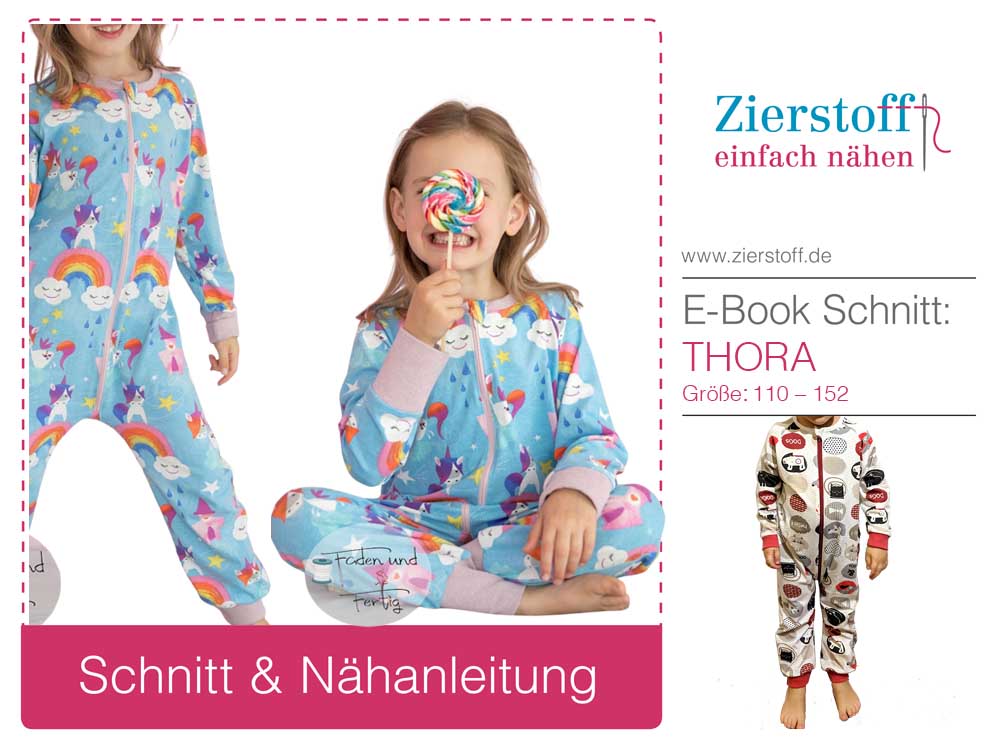 Anzug, Onesie, Overall ""Thora"", Gr. 110 – 152 Anzug, Onesie, Overall ""Thora"", Gr. 110 – 152
