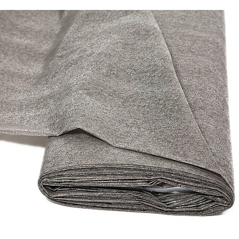 Aufbügel-Vlies, anthrazit, 52 g/m² Aufbügel-Vlies, anthrazit, 52 g/m²