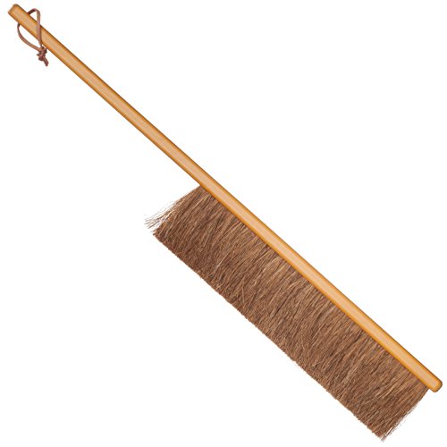 Redecker - Auto Kehrbesen mit Lederband, Weiß, Kokosnussborsten, Buchenholzstiel, inkl. Kehrschaufel, für Fahrzeuge & Outdoor, 65 cm Redecker - Auto Kehrbesen mit Lederband, Weiß, Kokosnussborsten, Buchenholzstiel, inkl. Kehrschaufel, für Fahrzeuge & Outdoor, 65 cm von Redecker