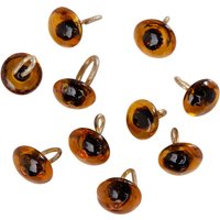 Bärenaugen, Ø 6 mm, braun von Rayher