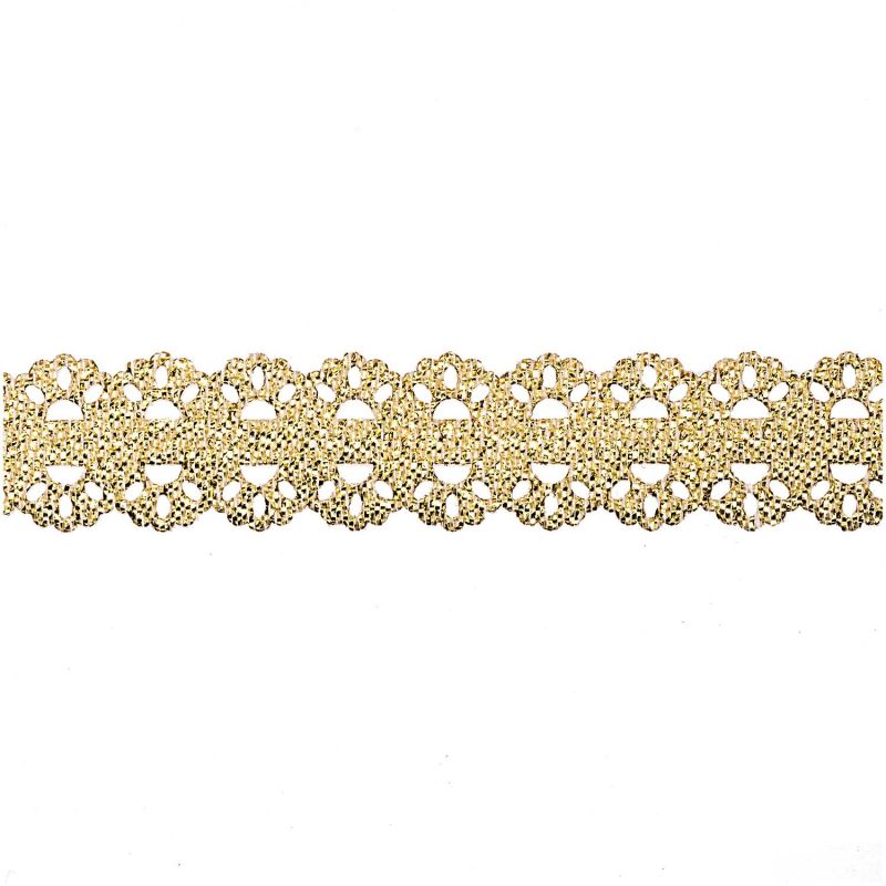 Band Bordüre geprägt gold 15mm 5m Band Bordüre geprägt gold 15mm 5m von idee. Creativmarkt