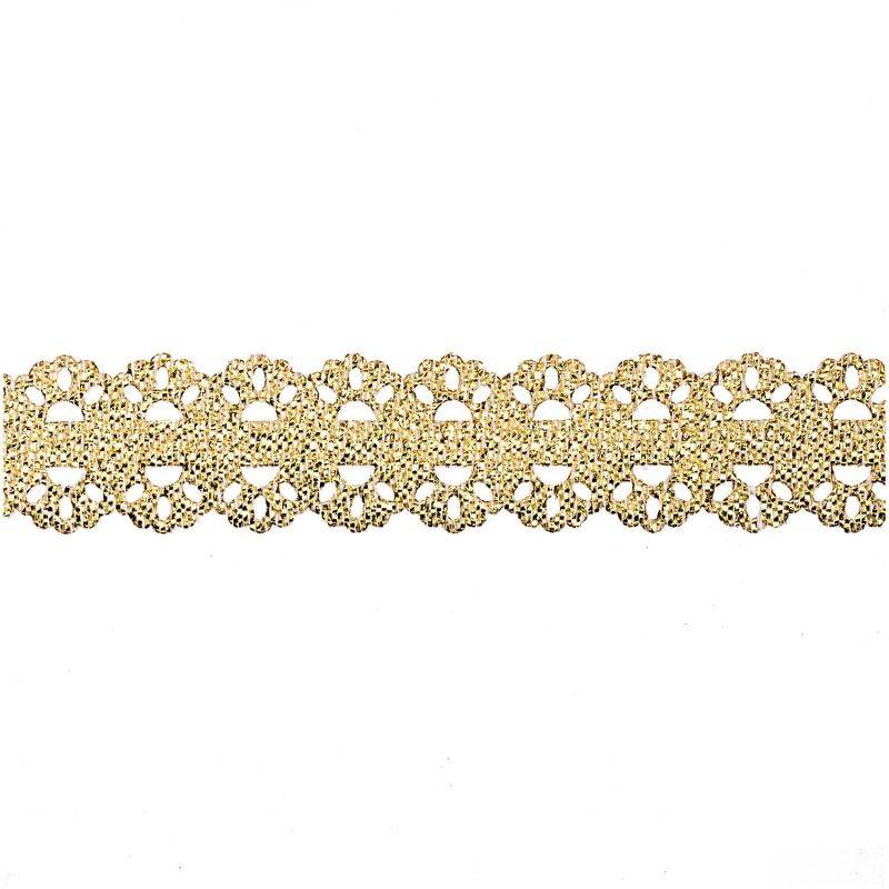 Band Bordüre geprägt gold 15mm 5m von idee. Creativmarkt