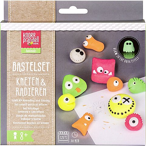 Bastel-Set Kneten & Radieren "Crazy Neon", 11 Radiergummis Bastel-Set Kneten & Radieren "Crazy Neon", 11 Radiergummis von Heyda