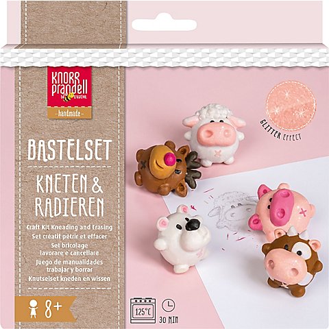 Bastel-Set Kneten & Radieren "Friends", 5 Radiergummis Bastel-Set Kneten & Radieren "Friends", 5 Radiergummis von Heyda