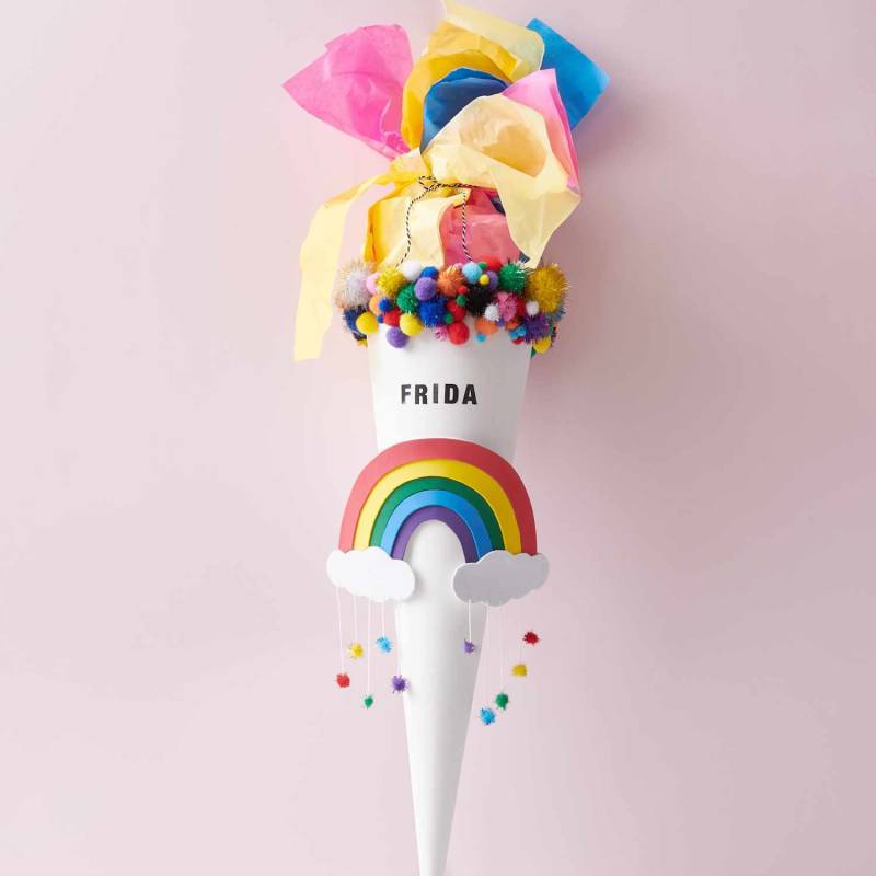 Bastelset Schultüte Regenbogen von Rico Design