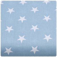 Baumwoll-Stoff "Sterne Pastell" - Blau von Blau