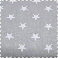 Baumwoll-Stoff "Sterne Pastell" - Grau von Grau